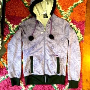 Volcom Snowboard Sweatshirt with Pom Poms